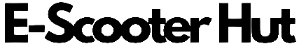 Black E-Scooter Hut Logo